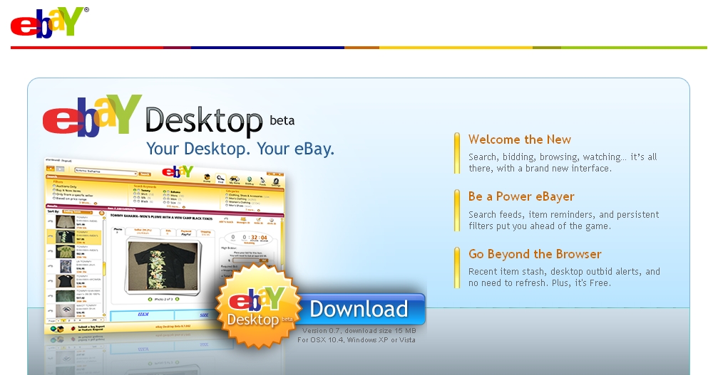eBay Desktop : Un Software per gestire Ebay