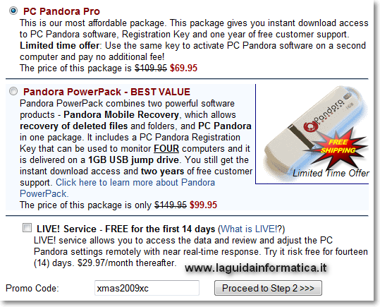 PC Pandora Pro - Download e licenza gratis per 2 PC!