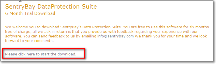 SentryBay Data Protection Suite gratis per 6 mesi!