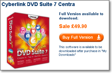 Cyberlink DVD Suite 7 Centra gratis per tutti!