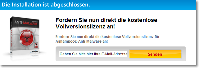 Ashampoo Anti-Malware downlod e licenza illimitata gratis (valore € 39,99)!