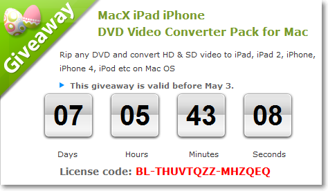 MacX iPad iPhone download e licenza free!