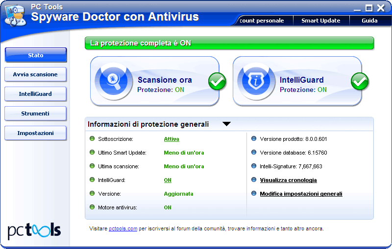 PC Tools Spyware Doctor™ con Antivirus 2011  gratis per 90 giorni!
