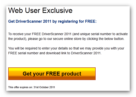 DriverScanner 2011 download e licenza gratis!