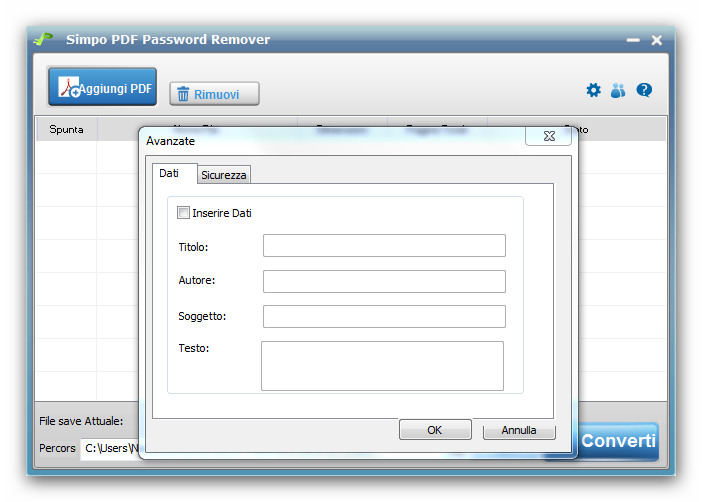 Simpo PDF Password Remover download e licenza gratis!