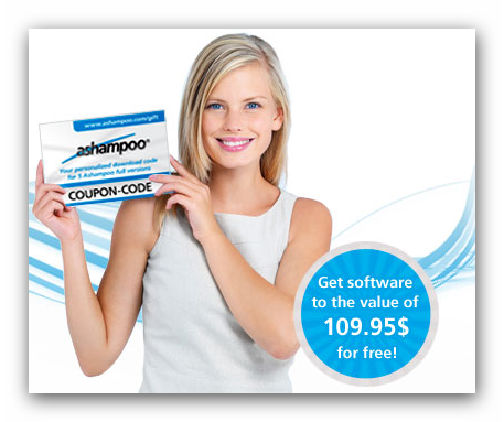 5 utilissimi software Ashampoo del valore di circa € 100,00 completamente gratis!