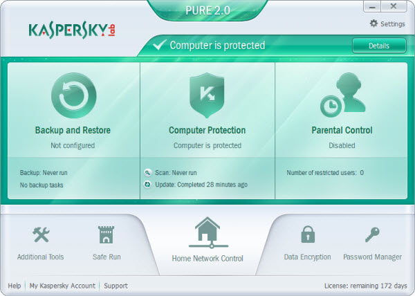 Kaspersky PURE 2.0 licenza gratis per 6 mesi!