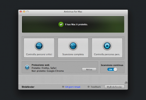 Bitdefender Antivirus for Mac gratis per 6 mesi!