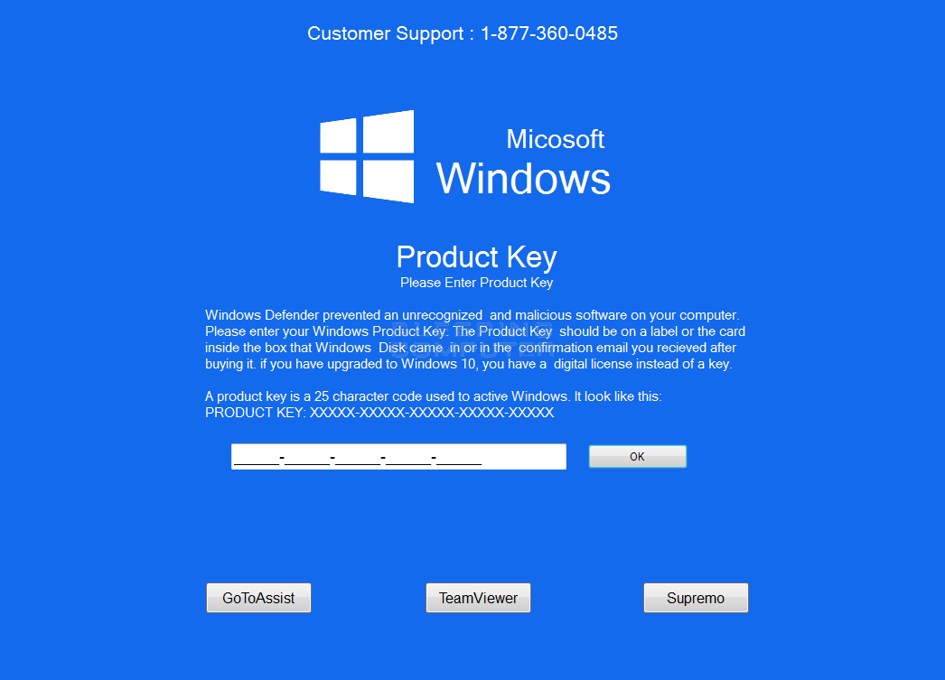 Come rimuovere la schermata del falso Windows Defender!